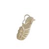 Sandalias Romanas Abiertas de Tejido Estilo Francés para Mujer, Nuevos Zapatos Planos Tejidos de Verano 2026, Sandalias Romanas de Playa Retro de Nicho