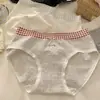 Felicidade Traz Sorte~ Calcinhas de Algodão Puro Antibacteriano Patchwork Doce para Meninas 10A Estendidas Versáteis Venda por Atacado