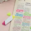 Fornecer marca-texto de duas cores Marca-texto Diamond suporta logotipo impresso Caneta de pintura para estudante Etiqueta Caneta de papelaria