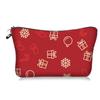 Bolsa Cosmética Estampada Navideña Nueva Transfronteriza Almacenamiento de Mano Perezosa Portátil Bolsa de Viaje Bolsa de Aseo Bolsa de Regalo Pequeña