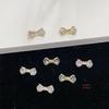 Lz Star Lazo para Uñas Lindo DIY Accesorios para Uñas Portátiles Adornos para Uñas de Arte con Zircón Diamante de Cristal Versátil
