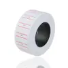 Máquina de precificação de linha única Papel de precificação branco Papel de codificação de preço de mercadoria de mercado Papel de precificação Papel de etiqueta autoadesivo