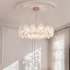 Novo Lustre de Vidro Estilo Francês 2026, Lâmpada Vintage Estilo Creme Olho de Murano para Quarto, Sala de Jantar, Sala de Estar