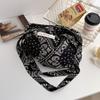Coreia do Sul Dongdaemun All-match Pequeno Estilo Fresco Estudantes Artística Shoulder Bag Fino Dual-use Crossbody Floral Bolsa Feminina Novo Estilo
