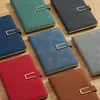 Cuaderno A5 Logo Personalizado Cuaderno Engrosado con Hebilla Reunión de Negocios Cuaderno A5 Bloc de Notas de Cuero Suave Venta al por Mayor