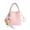 Bolsa de Mão Estilo Balde High-End 2026 Novo Estilo Coreano Couro Macio Moda Grande Capacidade Ombro Único Tendência Transversal Feminina