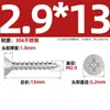 Tornillos Autorroscantes Avellanados Gb846 Acero Inoxidable 304 Cabeza Plana Phillips Tornillos para Madera Extendidos M2.9M3.5M4.2M5.5