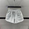 Verano 2024 Nueva Llegada Shorts Deportivos Casuales para Mujer Corte Holgado Adelgazantes Línea A Pierna Ancha Pantalones Cortos