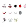 Joyería para Uñas Colgante de Caramelo de Cereza y Manzana Mariposa Aleación Diamante Flash para Uñas Decoración de Uñas Totalmente Diamantada Estéreo