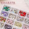 Joyería para Uñas Corazón Fondo Puntiagudo 4mm Súper Flash Popular Cristal Corazón Durazno Mini Diamante Monito Estilo Similar Accesorios para Uñas