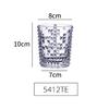 Conjunto de Copos de Vidro Transparente para Casa Estilo Europeu Copo de Uísque Copo para Vinho Estrangeiro Copo de Diamante Copo de Cerveja Taça de Vinho Tinto Conjunto de Taças