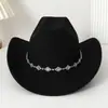 Estación Independiente de Amazon Transfronteriza Europea y Americana Sombrero Vaquero Occidental de Lentejuelas Romboidales Sombrero Pequeño Casual para Hombres y Mujeres Sombrero de Jazz