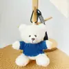 Chaveiro Pingente Boneca Urso Vestido Brinquedo de Pelúcia Ursinho de Pelúcia Evento da Temporada de Formatura Presente com Impressão de Logo