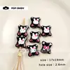 Acessórios DIY Gatinho de Natal Fofo Contas Materiais Artesanais Acessórios de Pingente Materiais Artesanais Acessórios Contas Fofas