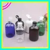 Botella Tapa Flip Negra Blanca Marrón 280ml Botella de Loción Botella de Hidrosol Azul 280ML Botella Tapa Flip Corta y Ancha Botella para Jabón Líquido