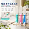 Cepillo suave para zapatos para uso doméstico, no daña los zapatos, una potente herramienta de limpieza de zapatos, cepillo de plástico para zapatos de mango corto, cepillo para ropa, cepillo de limpieza multifuncional