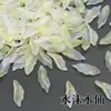 20 peças 12x34mm folha de capim-marinho vidro murano folhas pétalas diy feito à mão estilo antigo material para fazer grampo de cabelo acessórios