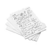 Suministro Directo de Fábrica papel de borrador papel para notas color sólido simple engrosado papel de borrador borrador de discurso papel blanco oficina Libro Mayorista