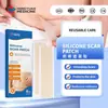 Set de 8 parches para ocultar cicatrices, cinta de gel de silicona color piel, rodillo de silicona para cicatrices, exportado con certificación FDA y CE