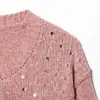 Ins Transfronterizo Europeo y Americano 2026 Nueva Moda Elegante Amazon para Mujer Venta al por Mayor Cárdigan de Punto con Lentejuelas de Manga Larga