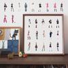 Pegatinas para ropa de chica linda y genial, pegatinas de moda OOTD a juego con la cuenta de la mano, pegatinas pequeñas con forma especial para decoración de diario y teléfono móvil