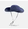 Chapéu de Cowboy Ocidental Primavera e Verão Chapéu de Sol Feminino Retrô Americano Acampamento ao Ar Livre Chapéu de Caminhada de Aba Larga Masculino e Feminino