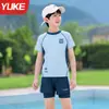 Trajes de Baño para Niños 2026 Modelo Nuevo Traje de Baño de Dos Piezas para Niños Bañador para Niños Mayores Ropa de Natación de Competición para Jóvenes