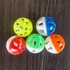 Juguete de Gato Hueco de Colores Pelota Sonora Esférica de Plástico Entretenimiento Propio para Mascotas Alivio del Aburrimiento Mordedor para Gatos Juguete para Perros