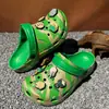 Sapatos Croc Transfronteiriços Minecraft Estrela Sapatos Croc Masculinos Sandálias Antiderrapantes Chinelos Fechados para Meninos Sandálias Masculinas