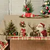 Mantel Navideño Transfronterizo Amazon TEMU con Muñeco de Nieve Estampado Creativo para Fiesta en Casa y Reunión Festiva Decoración