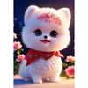 Cachorro Pomerânia Fofo Celebridade da Internet Super Fofo Adesivos Decoração Personalizada Banheiro Geladeira Adesivos para Carro Elétrico Quarto das Crianças