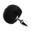 Plug Anal Rabo de Coelho, Rabo de Raposa, Brinquedo Sexual Feminino para Sedução no Backcourt, Rabo de Cachorro Anal, Tamanho Pequeno para Iniciantes