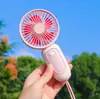 Ventilador Mini Colgante de Cuerda de Verano Simple y Creativo, Recargable por USB, Portátil de Mano, de Escritorio Eléctrico para Estudiantes
