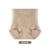 Pantaletas de Cintura Alta para Mujer con Control de Abdomen, Satén con Relieve de Encaje, Sin Costuras, Levanta Glúteos, Entrepierna de Seda de Morera, Cintura Anti-Enrollamiento