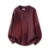 Sudadera de manga larga con cuello redondo para hombre, nuevo estilo otoño 2026, diseño de bloques de color estilo americano con costuras visibles, top casual texturizado