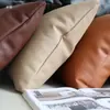 Almohada Sofá Ktv Almohada Suave Piel de Vaca Barra Cojín Lumbar Cojín Sofá Sala de Estar Cojín de Cuero Coche Barra Transparente