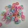 Elásticos de Cabelo Cordão de Telefone 2,5cm, Pulseiras Plásticas Infantis, Presentes para Lojas de Brinquedos da Moda em Restaurantes de Hot Pot