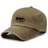 Gorra de Béisbol Vintage Lavada Transfronteriza con Bordado, Efecto Adelgazante para el Rostro, Sombrero para el Sol, Gorra de Béisbol Bordada Versátil Casual Estilo Coreano
