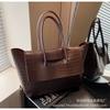 Bolso Tote de Moda con Patrón de Piedra para Mujer, Nuevo Modelo 2026, Gran Capacidad, Bolso de Hombro Texturizado, Diseño Único, Bolso de Nicho para Viajes Diarios