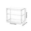 Qual expositor acrílico transparente com tampa à prova de poeira armazenamento caixa cega portátil caixa de exibição Lego Bubble Mart