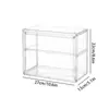 Vitrina Transparente para Cajas Sorpresa de Figuras Gabinete para Botones Gabinete para Dolor Caja de Almacenamiento de Cosméticos Estante Acrílico Estante de Exhibición Montado en la Pared