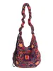2025 Invierno Nuevo Retro Nicho Bolso Cubo Relleno Cruzado Bolso de Hombro Bolsa de Lona para el Trabajo y Viajes Bolsa para Clase