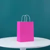 Bolsa de Papel Kraft para Postre de Pastel Horneado, Bolso de Mano, Bolsa de Regalo, Bolsa de Souvenir con Logo Impreso, Bolsa de Papel para Llevar Pan