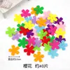 Pétalos de Flores de Tela No Tejida Rodajas de Flores Parches de Tela No Tejida Manualidades Creativas Hechas a Mano para Niños Pegado DIY Materiales de Arte y Manualidades