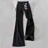 Pantalones de Trabajo Negros Cleanfit para Hombre, Estilo Americano Otoño e Invierno, Pantalones de Bocina Multibolsillos, Corte Delgado, Pantalones de Pierna Recta Estrecha