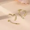 Amor de Cobre Estilo Ins Personalidade Minimalista Exquisito Design Único Tendência Textura de Metal Avançada Venda Quente Transfronteiriça na Europa e América