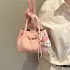 Bolso de Mano para el Trabajo Mujer 2026 Nuevo Retro Simple Bolso Cubo Estilo Coreano Casual Moda Bolso Cruzado
