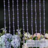 Cortina de Contas Acrílicas Cortina de Fio Cortina para Corredor de Casamento Fio de Contas de Cristal Decoração de Palco de Cena de Casamento Teto Cortina de Porta Cortina Divisória