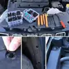 Caja de 680 Piezas de Sujetadores Remaches para Carrocería y Parachoques Kit de Fijación para Paneles de Puerta Herramientas de Desmontaje de Automóviles