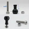 Cabeza de bola aleación de aluminio acero inoxidable tornillo de cabeza de bola teléfono móvil cámara proyector soporte giratorio universal adaptador de extensión